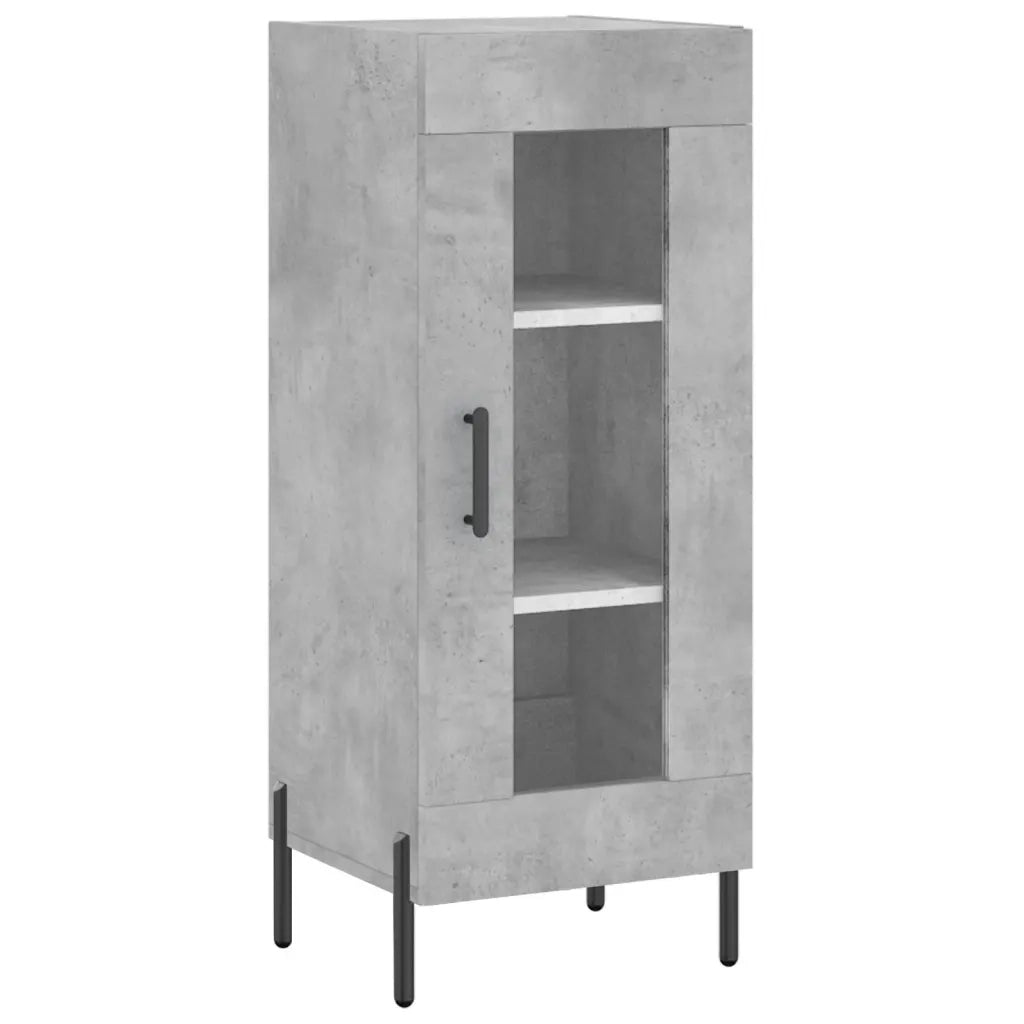 Credenza Grigio Cemento 34,5x34x180 cm in Legno Multistrato 3200397