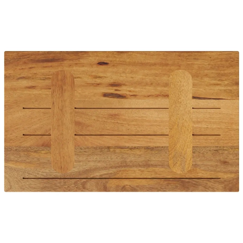 vidaXL Piano per Tavolo 60x30x3,8 cm Rettangolare Legno Massello Mango