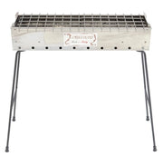 BARBECUE A CARBONE ARROSTICINI CM. 75 INOX