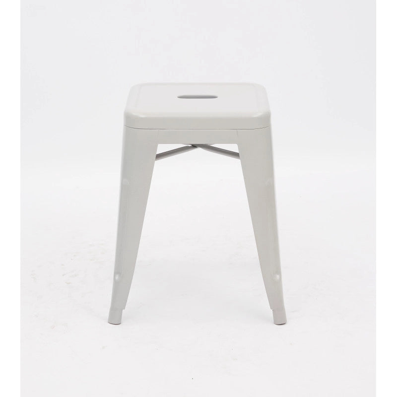 Set di 4 Sgabelli Bar Victoria Small Bianco 38x38x45 5