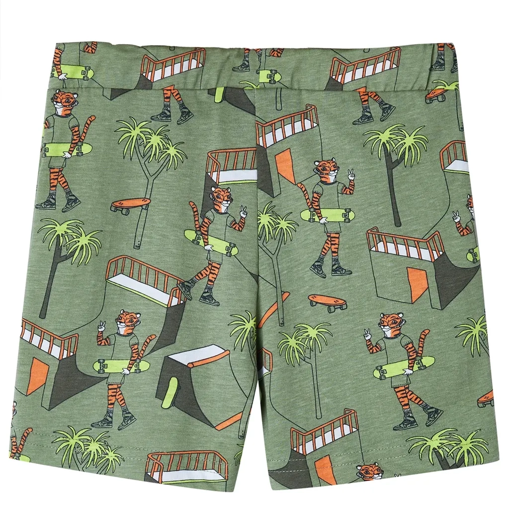 Pigiama Bambino Maniche Corte Cachi Chiaro 116 CFW7425994