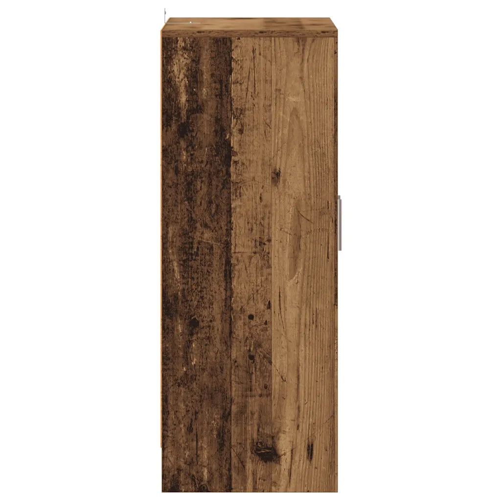 Scarpiera | Mobile per scarpe Legno Antico 60x35x92 cm in Legno Multistrato