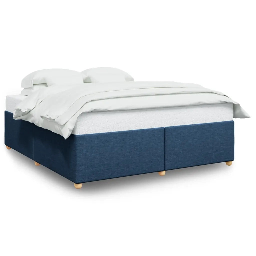 Giroletto senza Materasso Blu 180x200 cm in Tessuto 3284756