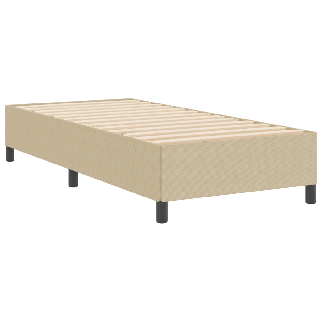 Struttura Letto Verde Chiaro Grigio 80x200 cm in Tessuto CORDURO
