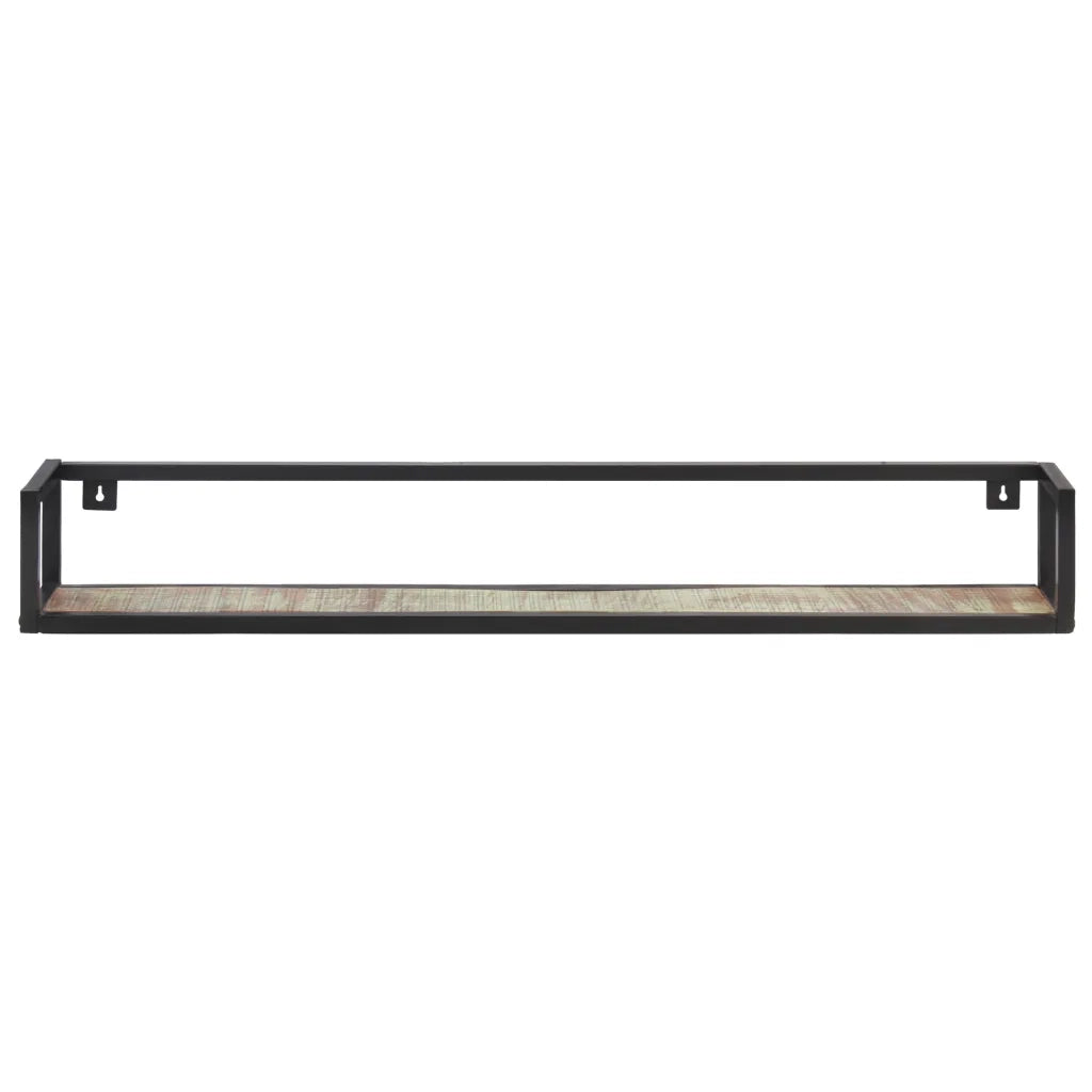 Mensole a Muro 2 pz 120 cm in Legno Massello di Recupero cod mxl 60226