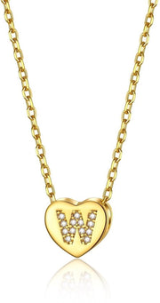 Collana per donna - Catena in acciaio inox - Pendente in rame - Catenina in oro - Lunghezza 41 cm - Ideale per regali - Collana per collo