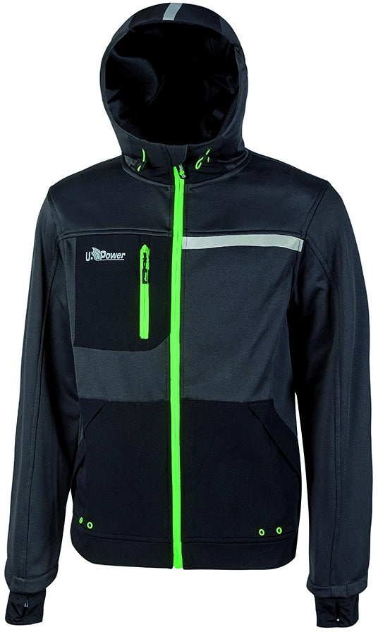 U-Power FELPA GALAXY Col. Grigio/Verde Mis. XL