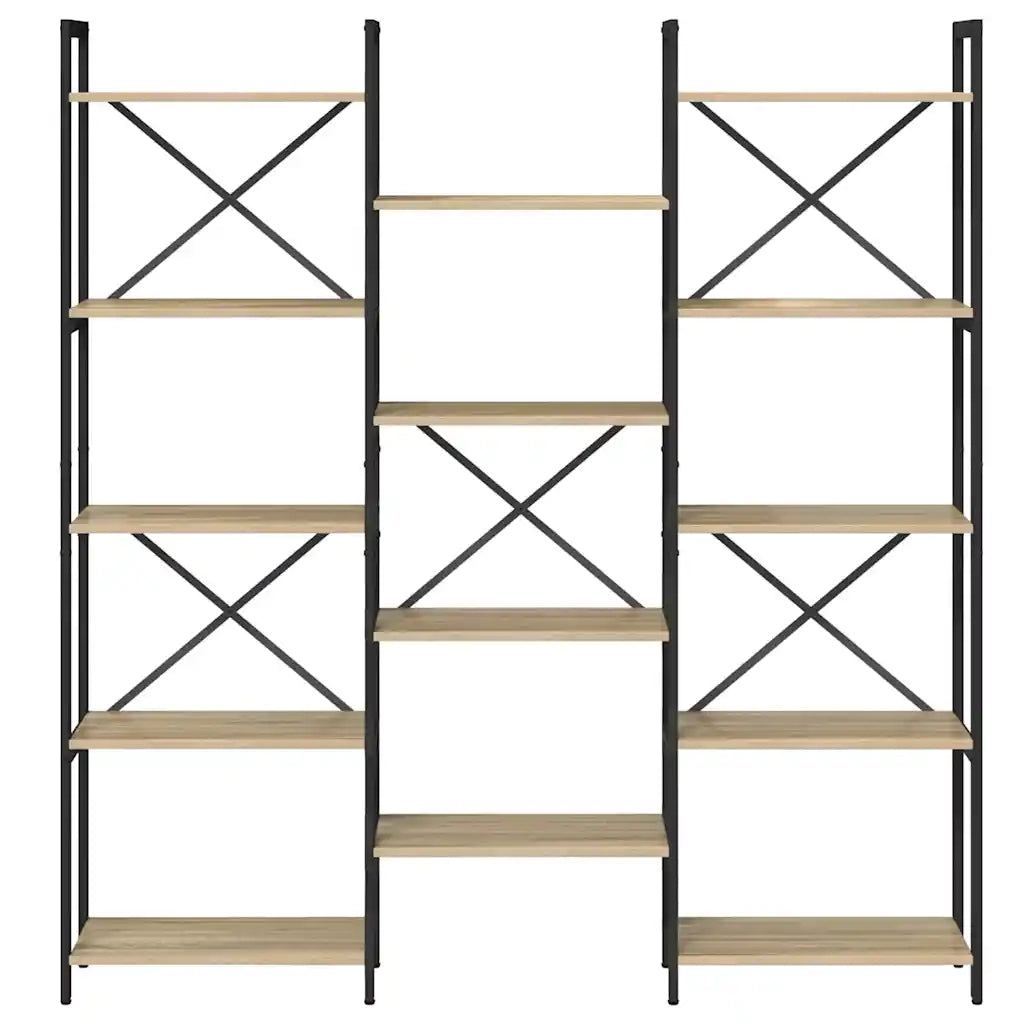 Libreria Rovere Sonoma 156 x 25 x 167 cm Legno multistrato 868342