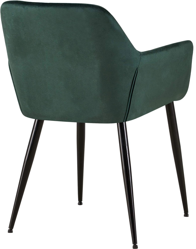 Sedia visitatore Emia Velluto,verde