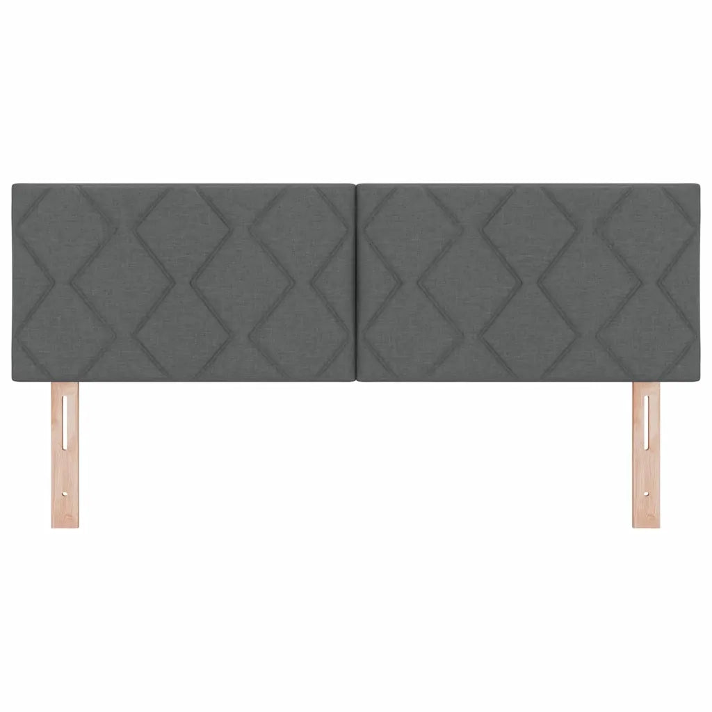 Testiera Grigio 144 cm Tessuto 3338214