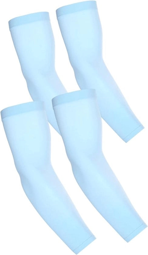 Due paia di guanti da sole compressi - copertura per tatuaggi - protezione da sole per uomo e donna - guanti sportivi - blu
