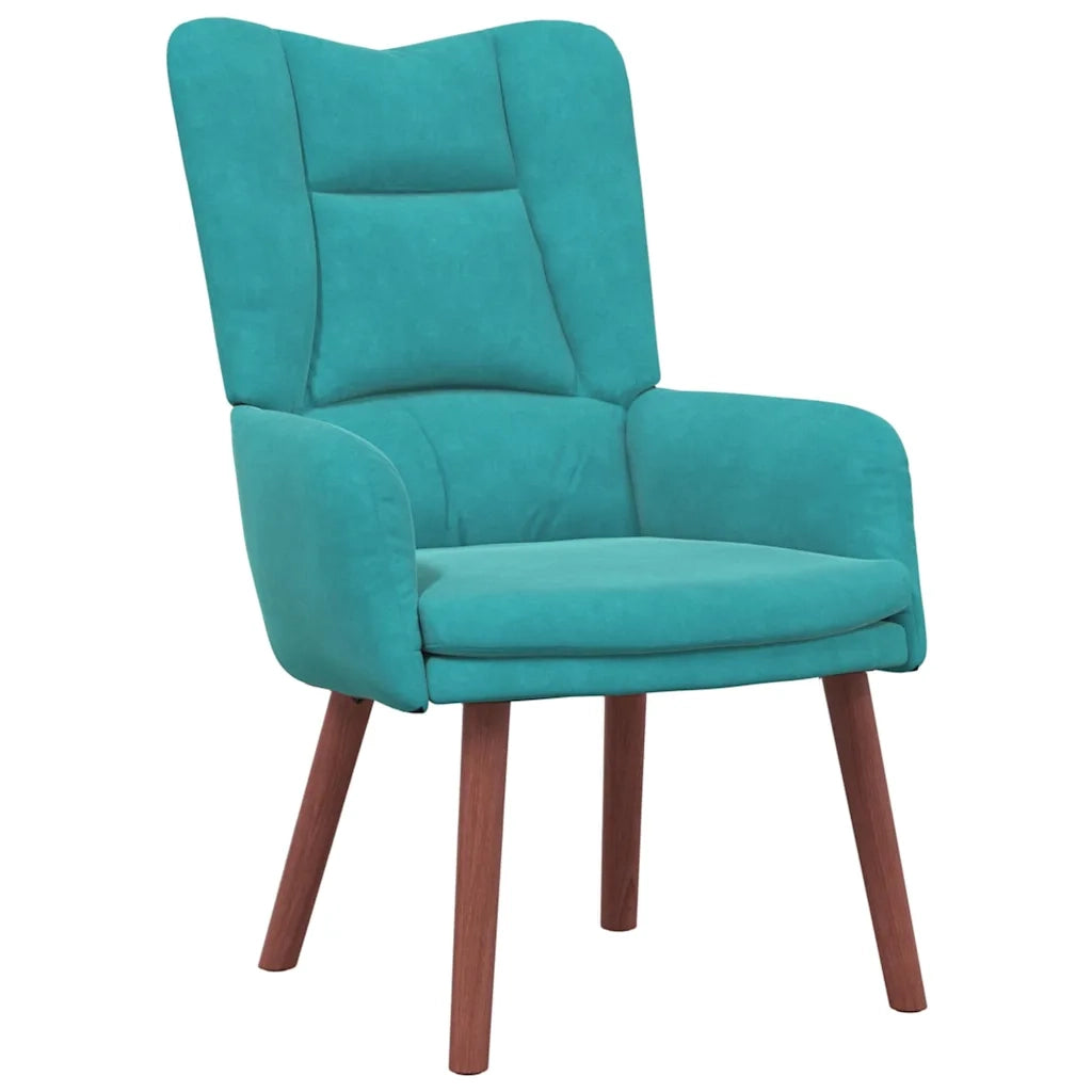 Divano Sedia-Poltrona Turchese 63 x 67 x 94 cm Velluto 780658