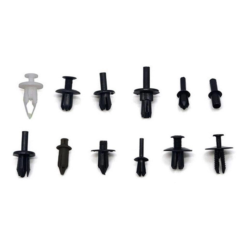 Trade Shop - 350pz Plastica Trim Clip Rivetti Clip Kit Fermi Spinta Auto Bagagliaio Paraurti -
