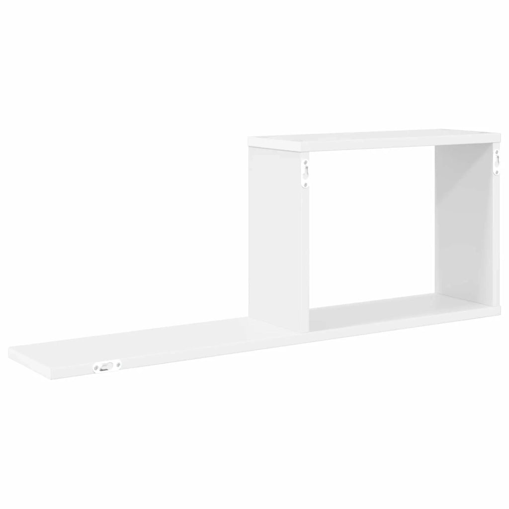 Scaffali flottanti Bianco 80 x 15 x 30 cm Legno ingegnerizzato 8012316