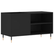 Mobile porta dischi classico e pratico 85 x 38 x 48 cm in legno composito nero 02_0049101