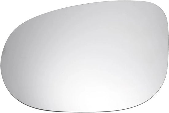 Specchio Convesso per Sposto Lato - Rilevamento - Sostituzione - Termoiscalmante - Vetro Bianco - Convesso - Adatto per Ford Ka 2008-2016