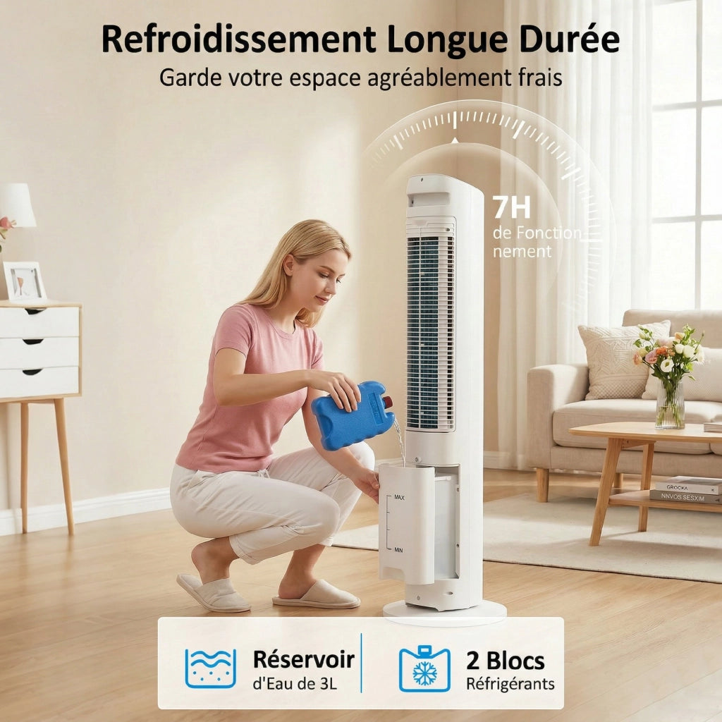 Climatizzatore portatile 3 in 1 ¨C zephmum ¨C Bianco