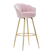 Sgabello Bar Vienna Rosa cm 55x53x110