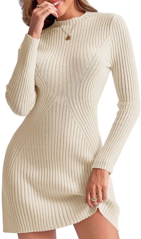 Vestito donna elegante A-line - Tuta donna con code lunghe - Mini vestito bodycon - Gonna sportiva con rilievi - Abito respirante e flessibile