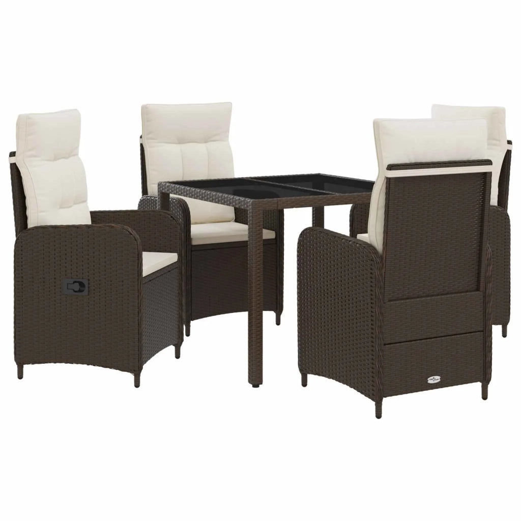 Set da pranzo per esterni con cuscino 5 pcs 3422311