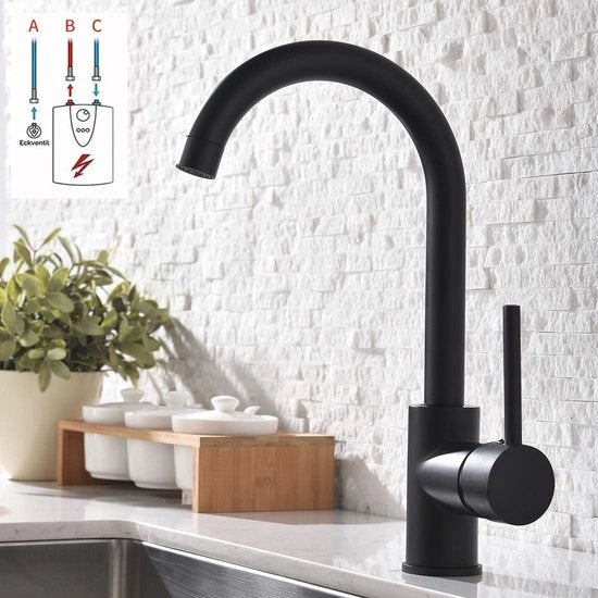 Cranio da cucina in acciaio inox con maniglia di design elegante