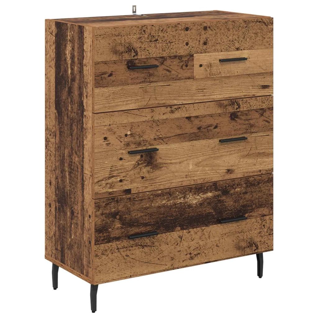 Credenza con cassetto Legno vecchio 69,5 x 34 x 90 cm 881513