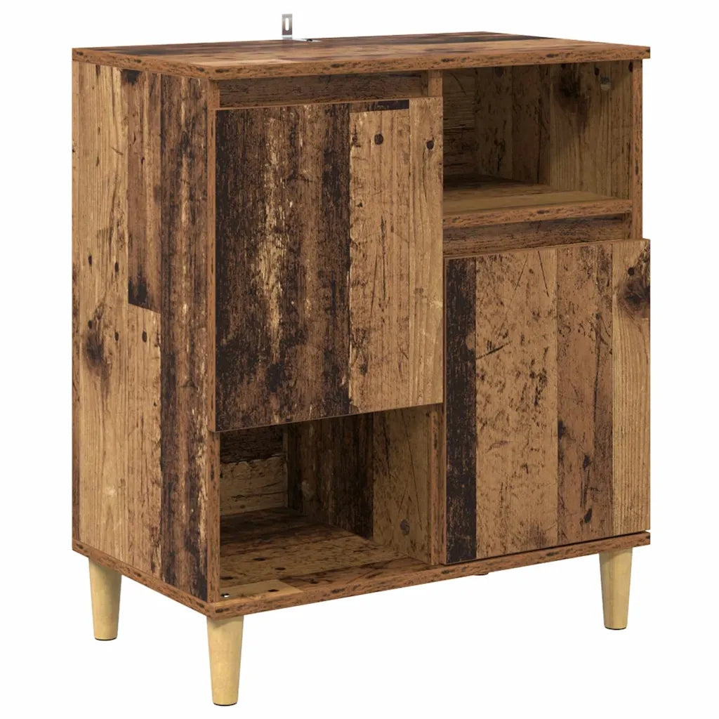Sideboards 2 pcs Legno vecchio 60 x 35 x 70 cm 3415555