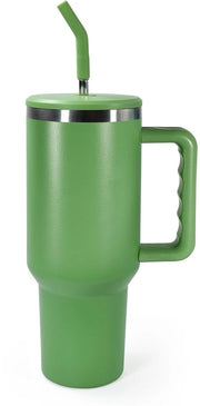 Bicchiere termico 1200 ml - Doppio strato - Acciaio inossidabile - Manico - Portatile - Mantiene caldo/freddo per ore - Otre da viaggio