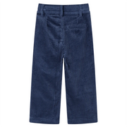Pantaloni da Bambino in Velluto a Coste Blu Marino 116 CFW5578569