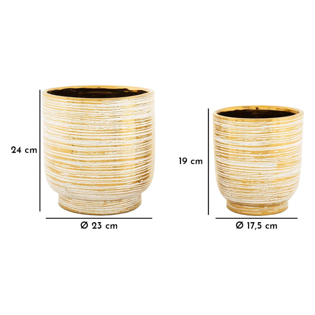 Bano, Vaso set 2 Vasi, Bianco