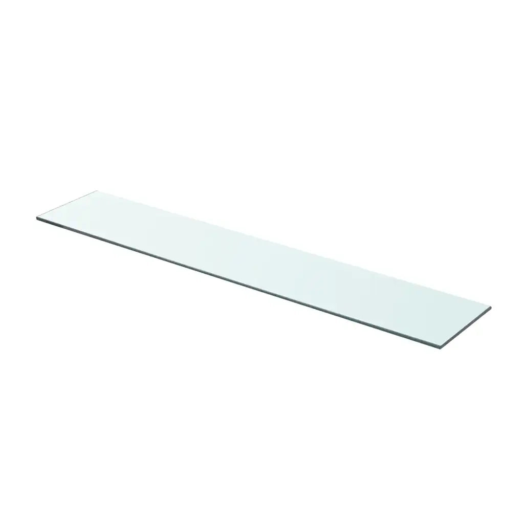 Mensole in Vetro Trasparente 2 pz 80x15 cm 3051573