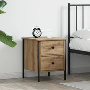 Comodino Artisan Oak 40x42x50 cm Legno Ingegnerizzato