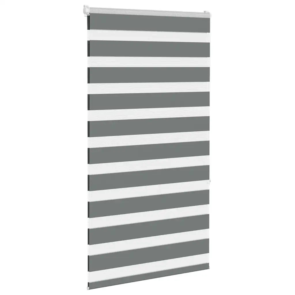 vidaXL Tenda a Rullo Zebra Larghezza Tessuto 65,9 cm Poliestere