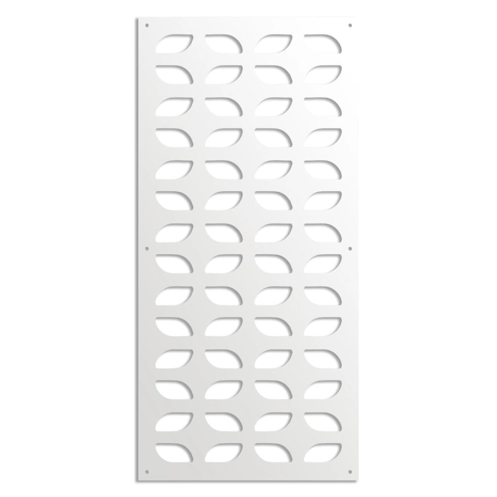 GLOBECROSS - Pannello in PVC traforato - Parasole Misura: 73x148 cm, Colore: bianco