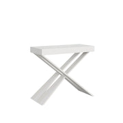 Consolle allungabile 90x40/300 cm Diagis Bianco Frassino telaio Bianco