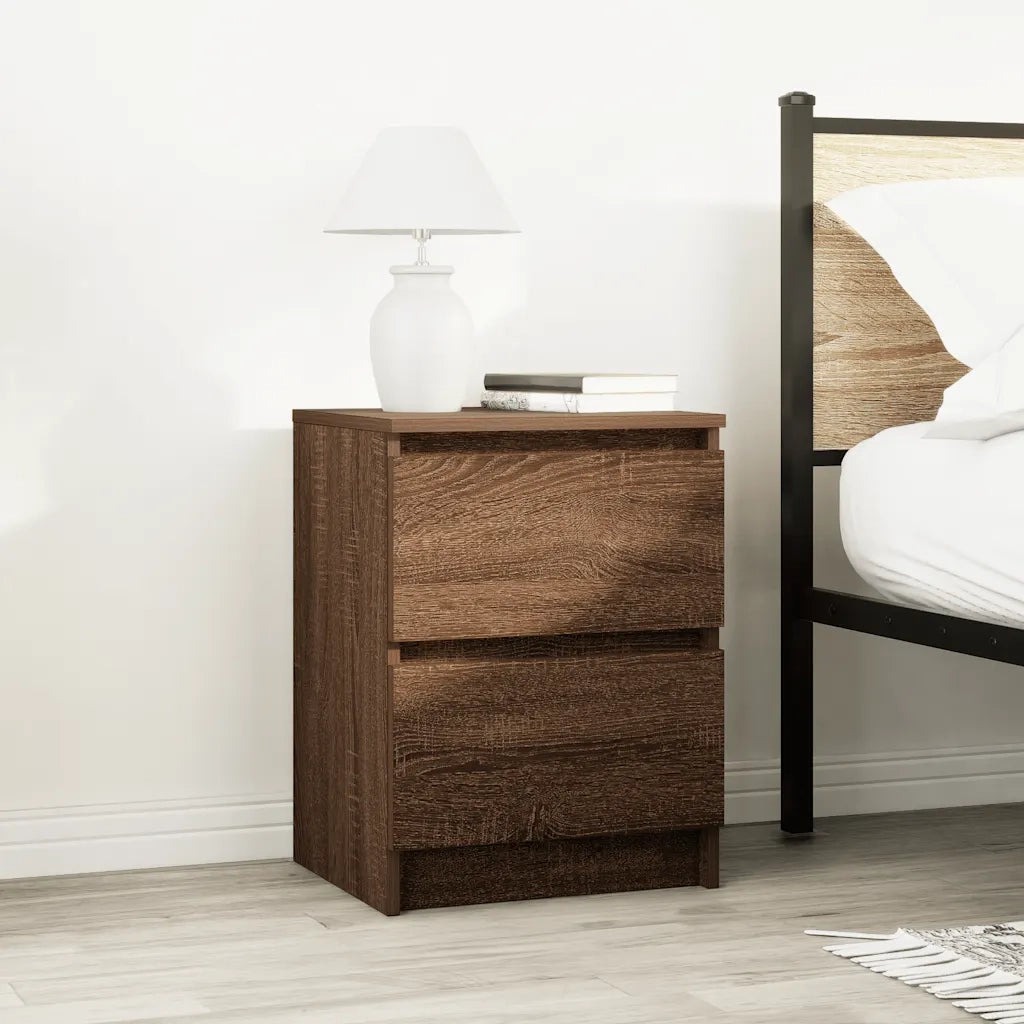 vidaXL Mobile TV Rovere Marrone 40x35x54 cm in Legno Multistrato