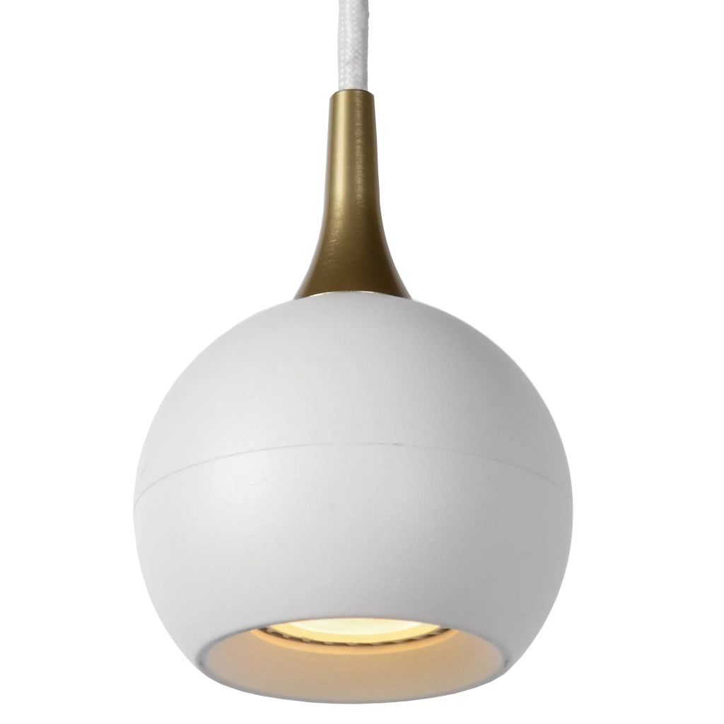 Lampada a sospensione barra FAVORI bianca 4xGU10 Lucide