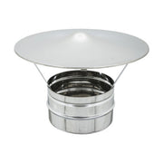 FUMAIOLO FISSO ACCIAIO ZINCATO D 13 CM- 4,0 pz