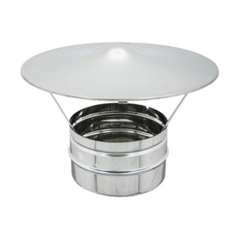 FUMAIOLO FISSO ACCIAIO ZINCATO D 13 CM- 4,0 pz
