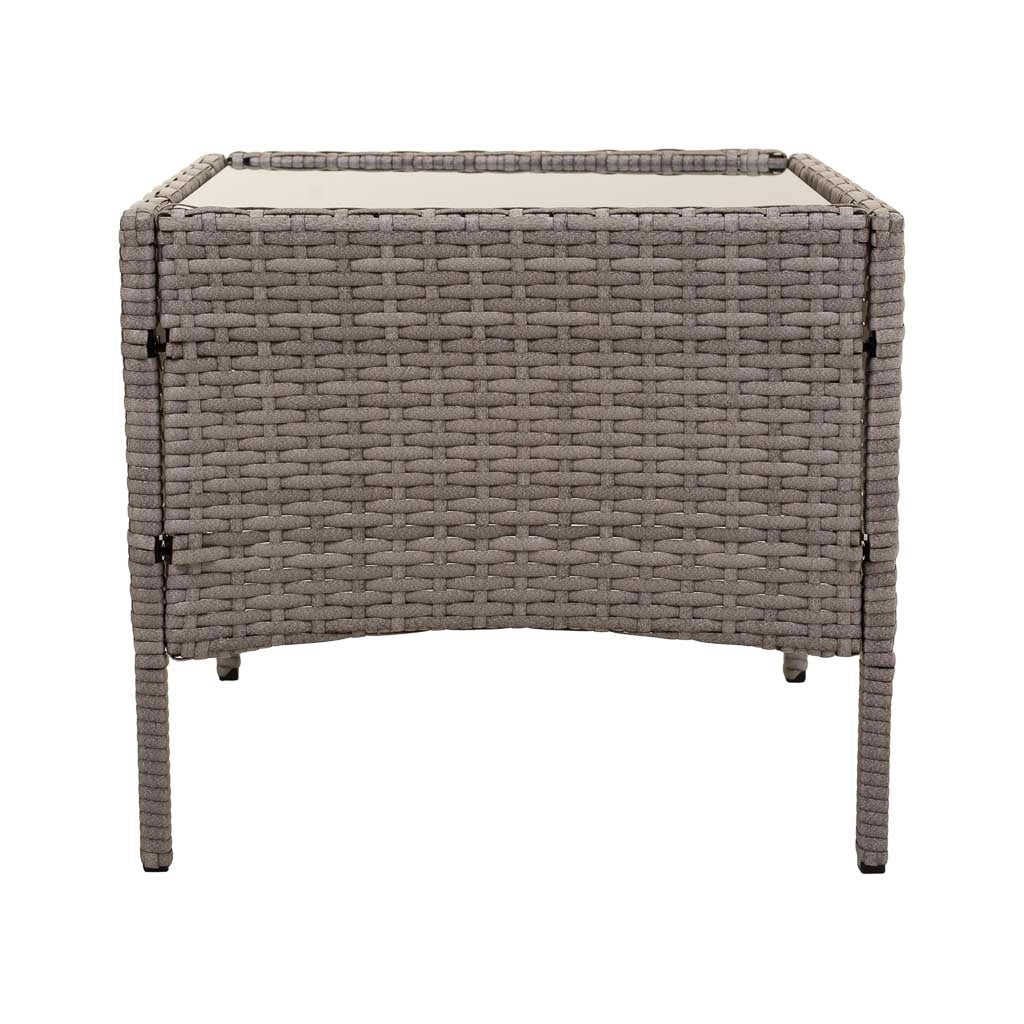 Set tavolo grigio e 2 poltrone