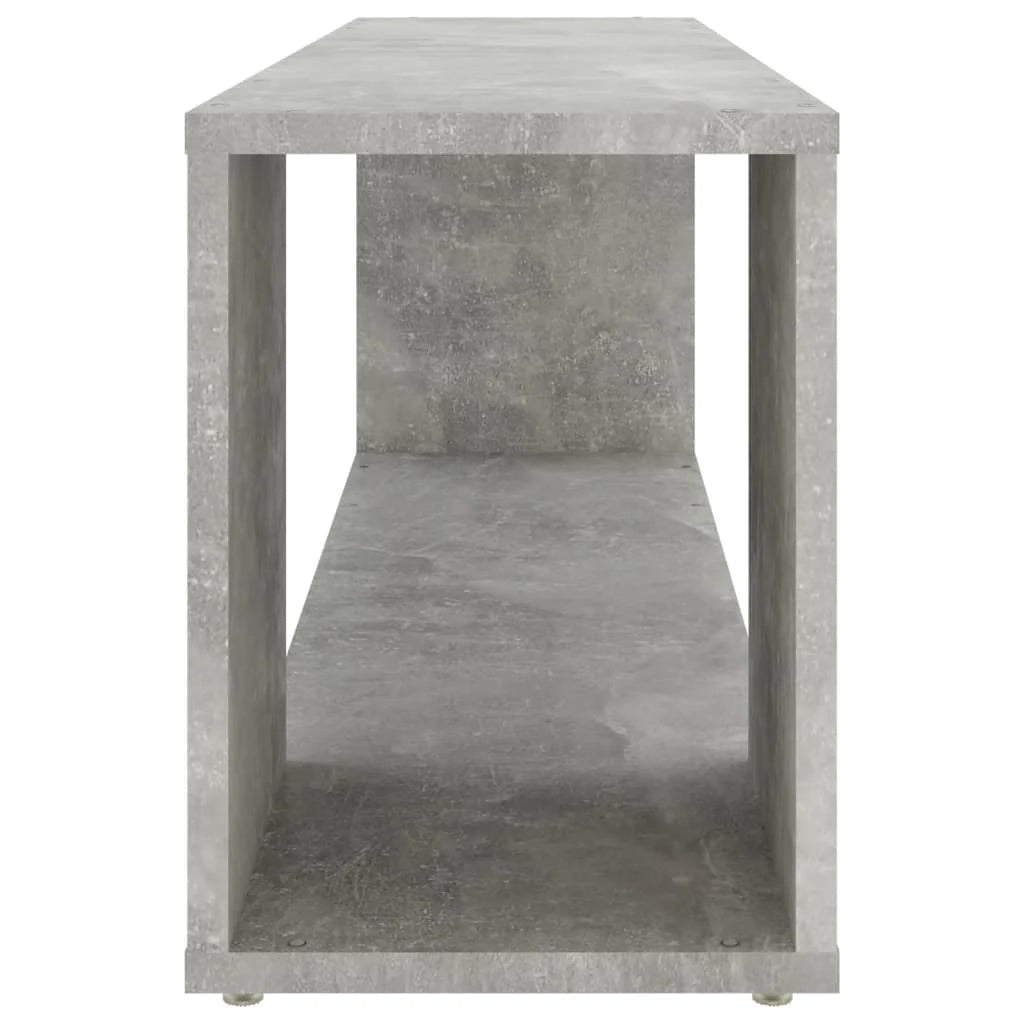 Mobile TV multimediale mensola TV credenza TV per sala da pranzo soggiorno camera da letto 100 x 24 x 32 cm legno ingegnerizzato grigio 02_0025430