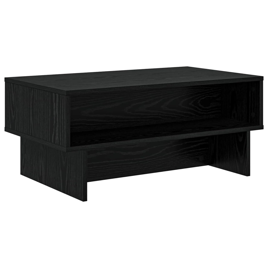 Tavolino da salotto Rovere Nero 80 x 46 x 35 cm 8000221
