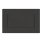 Placca di comando Geberit Sigma30 nero opaco con inserto nero lucido