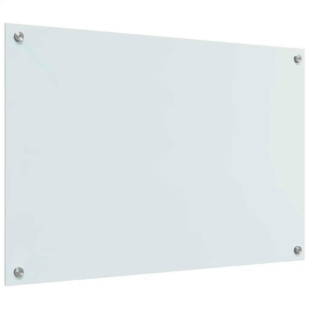 Schienale da cucina 2 pcs Bianco 90 x 60 cm vetro temperato 3415526