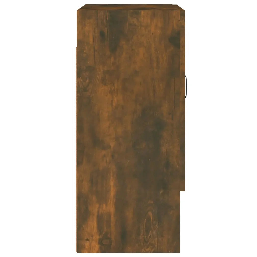 Armadietto a Muro | Mobile a Parete Rovere Fumo 60x31x70 cm in Legno Multistrato