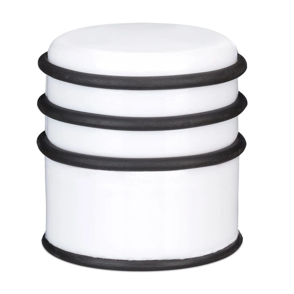 Fermaporta pratico antiscivolo 8 x 7 cm in plastica bianca 13_0006300