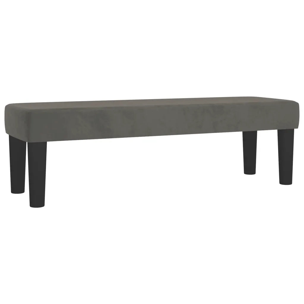 Giroletto a Molle con Materasso Grigio Scuro 200x200 cm Velluto 3138044
