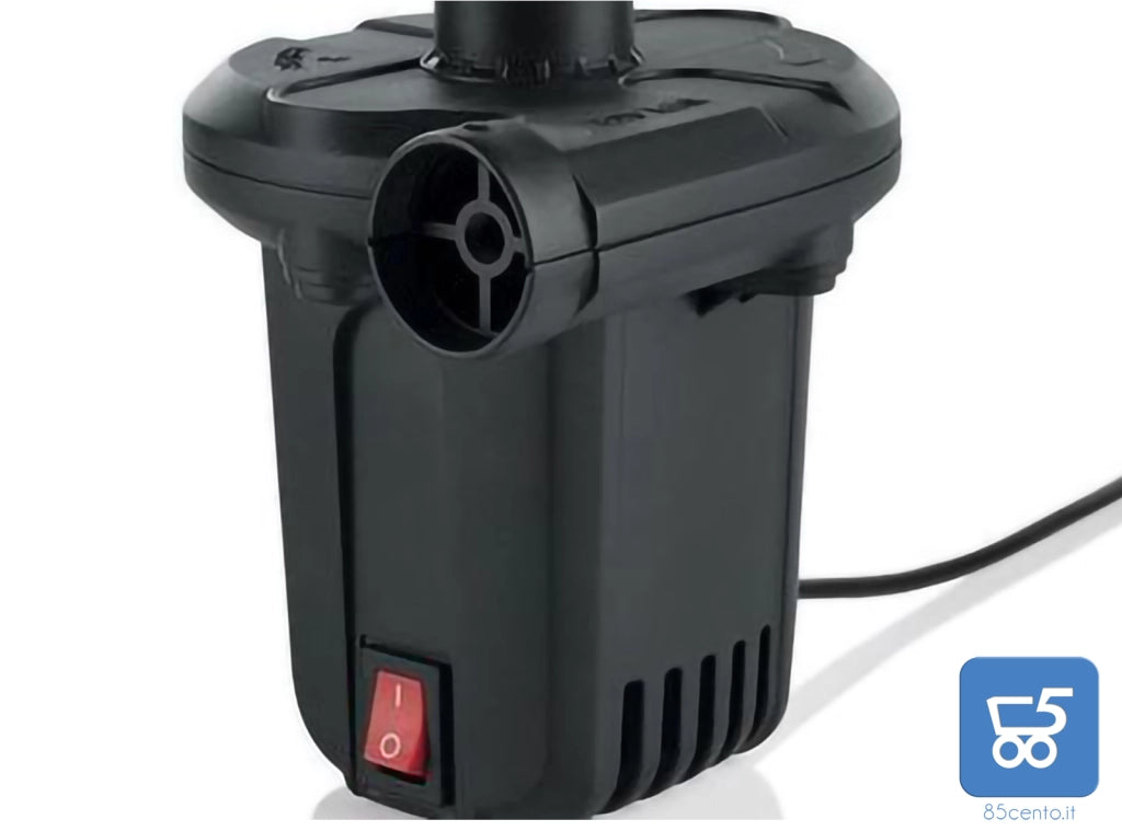 Pompa di Gonfiaggio Elettrica per Materassi ad Aria Canotti Piscine Gonfiabili