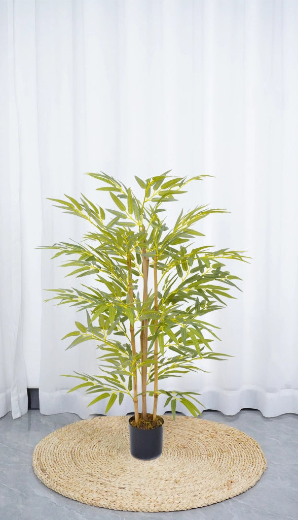 Pianta Finta Da Interno Artificiale Grandi Varie Altezze 100/150/180 Cm Artificiali Vari Modelli Modellabili Decorazioni Casa Ufficio - Bambù - Altezza 180cm