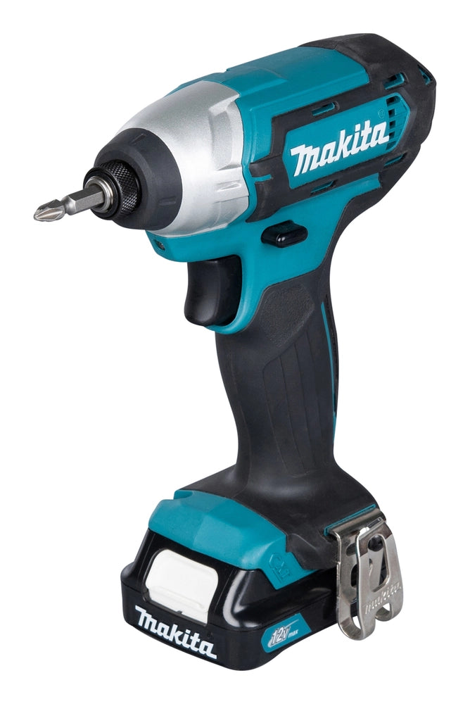 Avvitatore ad impulsi 1/4" Makita a batteria 12V 110nm con batterie TD110DSAJ